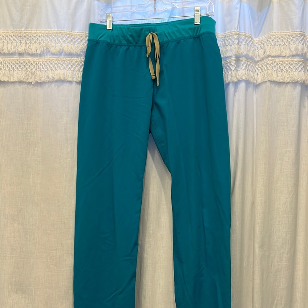 figs teal livingston scrub pants